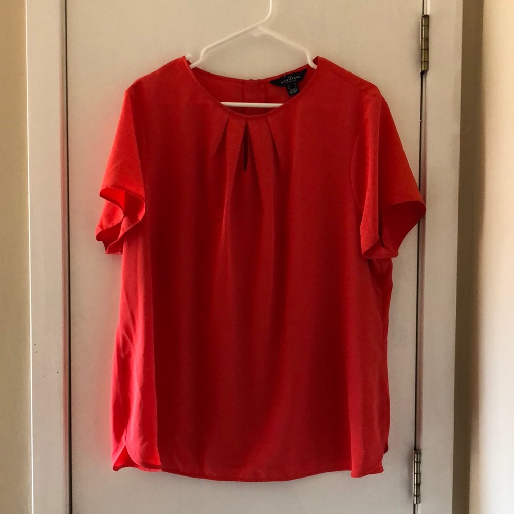 Orange blouse
